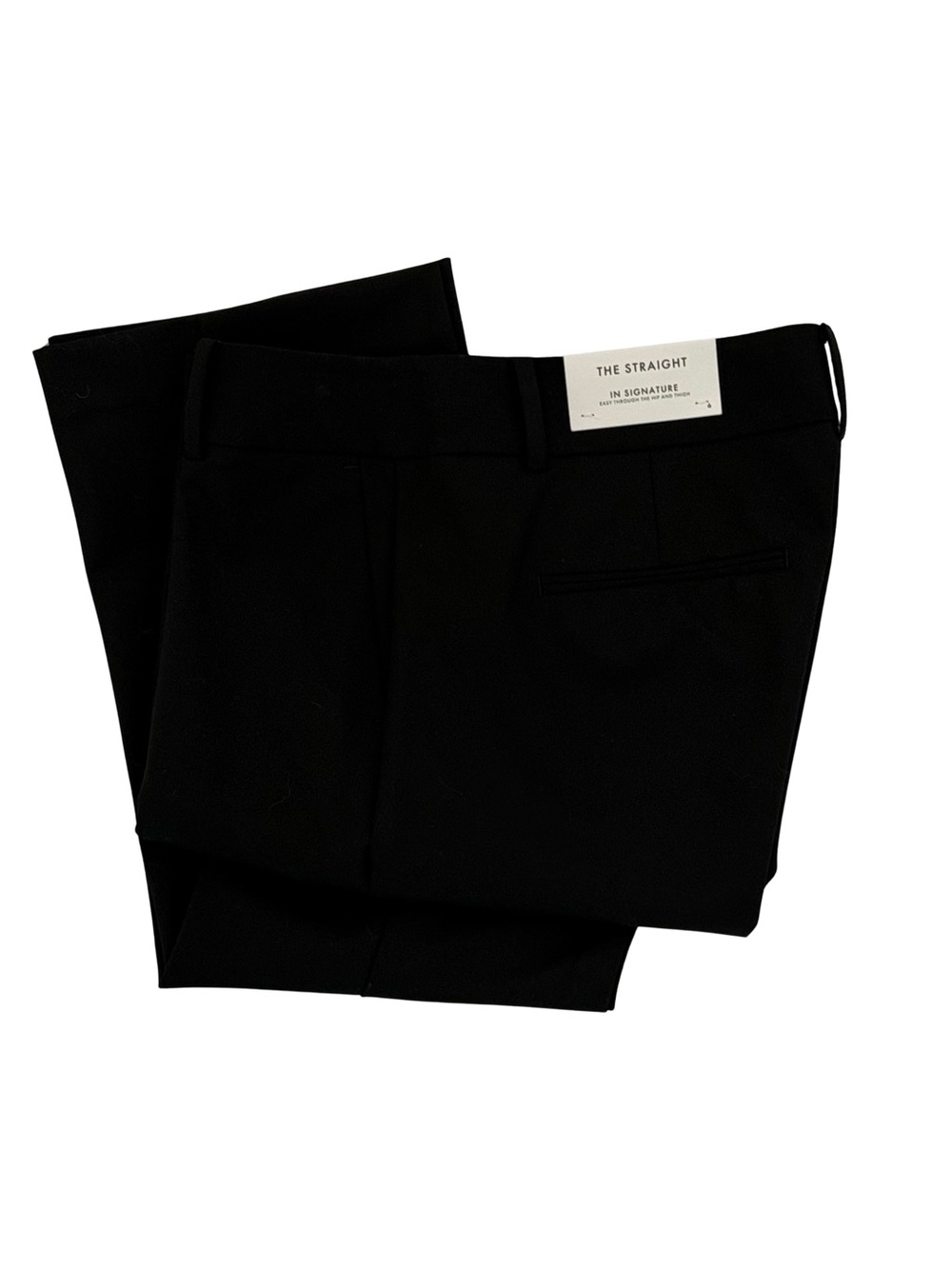 Ann Taylor Black THE STRAIGHT SIGNATURE Pants SIZE 6 NWT